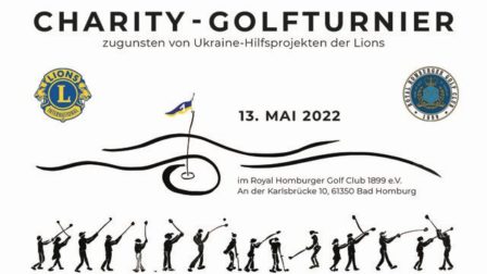 Lions-Charity-Golfturnier zugunsten Ukraine-Hilfsprojekte